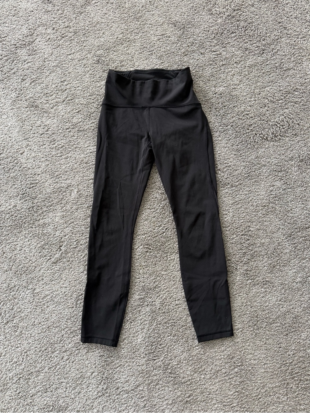 Lululemon Black Leggings with mesh detail
